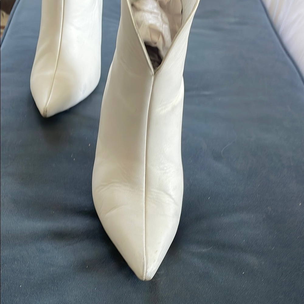 Anine Bing White Women's Ankle Boots - Picture 12 of 15